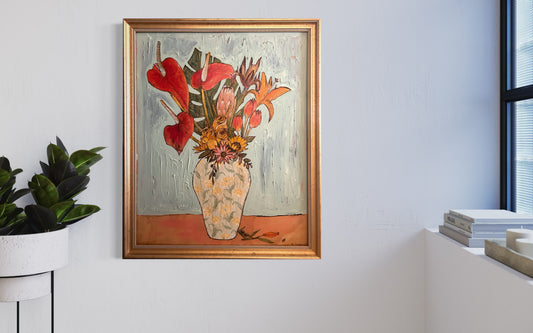AA sale large painting framed 60x80cm